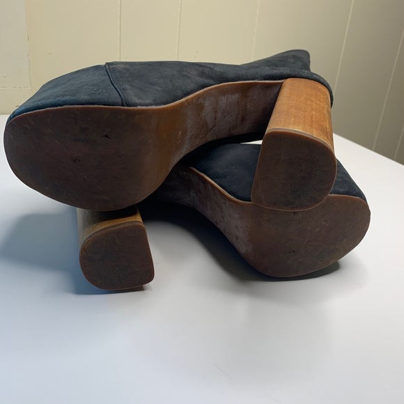 Jeffrey Campbell Black  Tall High Lita Boots 8.5 - Picture 7 of 8